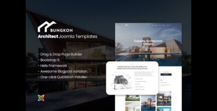 Bungkoh - Architects Portfolio Joomla 4 Templates