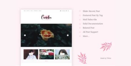 Camelia - Responsive Blogging Tumblr Theme