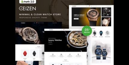 Ceizen - Minimal & Clean Watch Store Shopify Theme