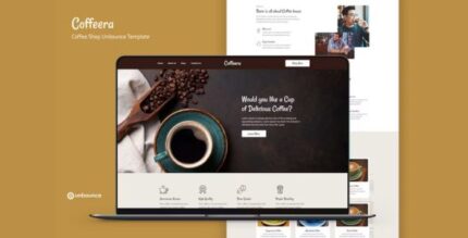 Coffeera — Coffee Shop Unbounce Template