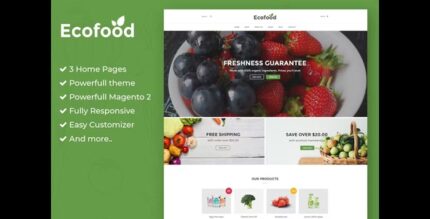 Ecofood - Responsive Organic Store Magento 2 Theme