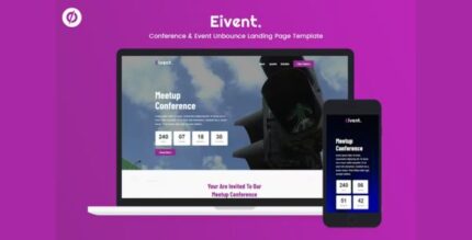 Eivent — Conference & Event Unbounce Landing Page