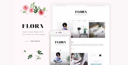 Flora - Elegant Blogging Theme