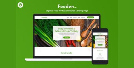 Fooden — Unbounce Food Product Landing Page