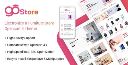 GoStore - Electronics & Furniture Store Opencart 4 Theme