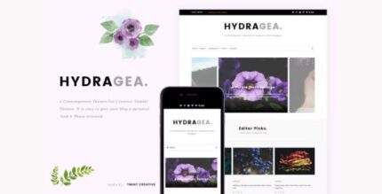 Hydragea -Responsive Tumblr Theme