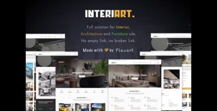 InteriArt - Furniture & Interior Joomla 4 Template