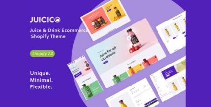 Juicico - Juice & Drink Ecommerce Shopify Theme