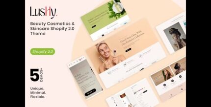Lushy - Beauty Cosmetics & Skincare Shopify Theme