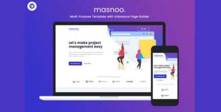 Masnoo - Multi-Purpose Unbounce Landing Page