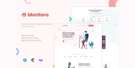 Montero - Digital Agency Unbounce Landing Page