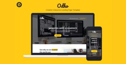 Odho — Responsive Unbounce Landing Page Template