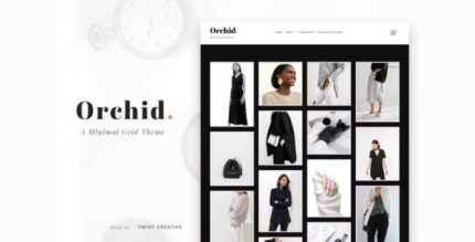 Orchid - Minimal Grid Tumblr Theme