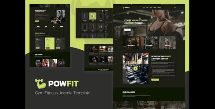 PowFit - Gym Fitness Joomla Template