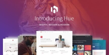 Hue - Startup Landing Page WordPress Theme