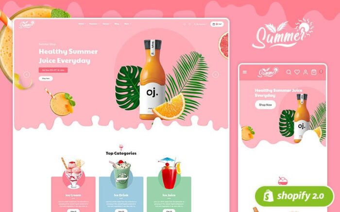 Summer Juices & Shakes