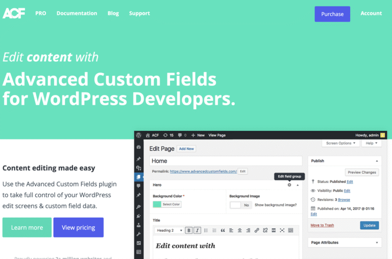 Advanced Custom Fields