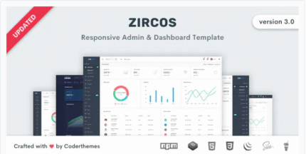 Zircos - Bootstrap 4 Admin & Dashboard Template